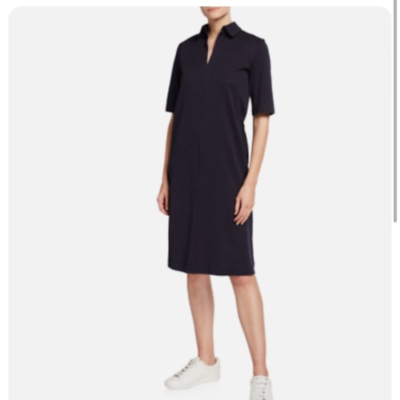 Max Mara Leisure Elbow-Sleeve Collared Day Dress - Picture 13 of 16